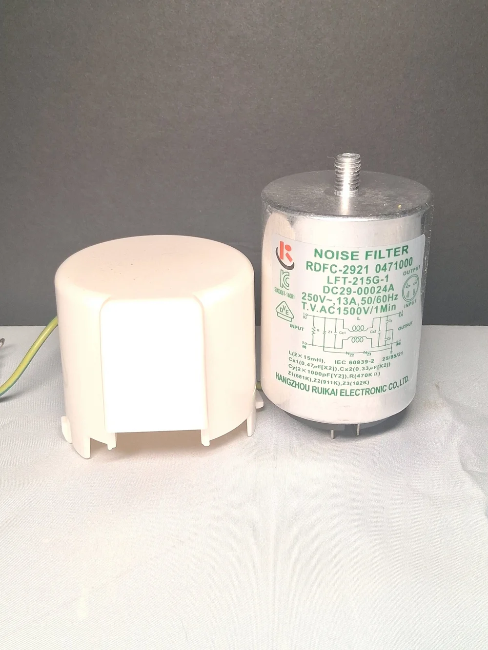 Samsung Washer WA50M7450AW Noise Filter with Cap DC29-00021A